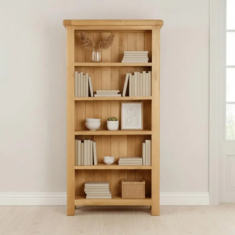 Tours Premium Large Bookcase - Oak