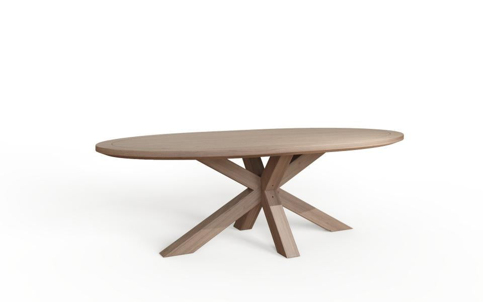 Troyes Oval Dining Table 2.4m