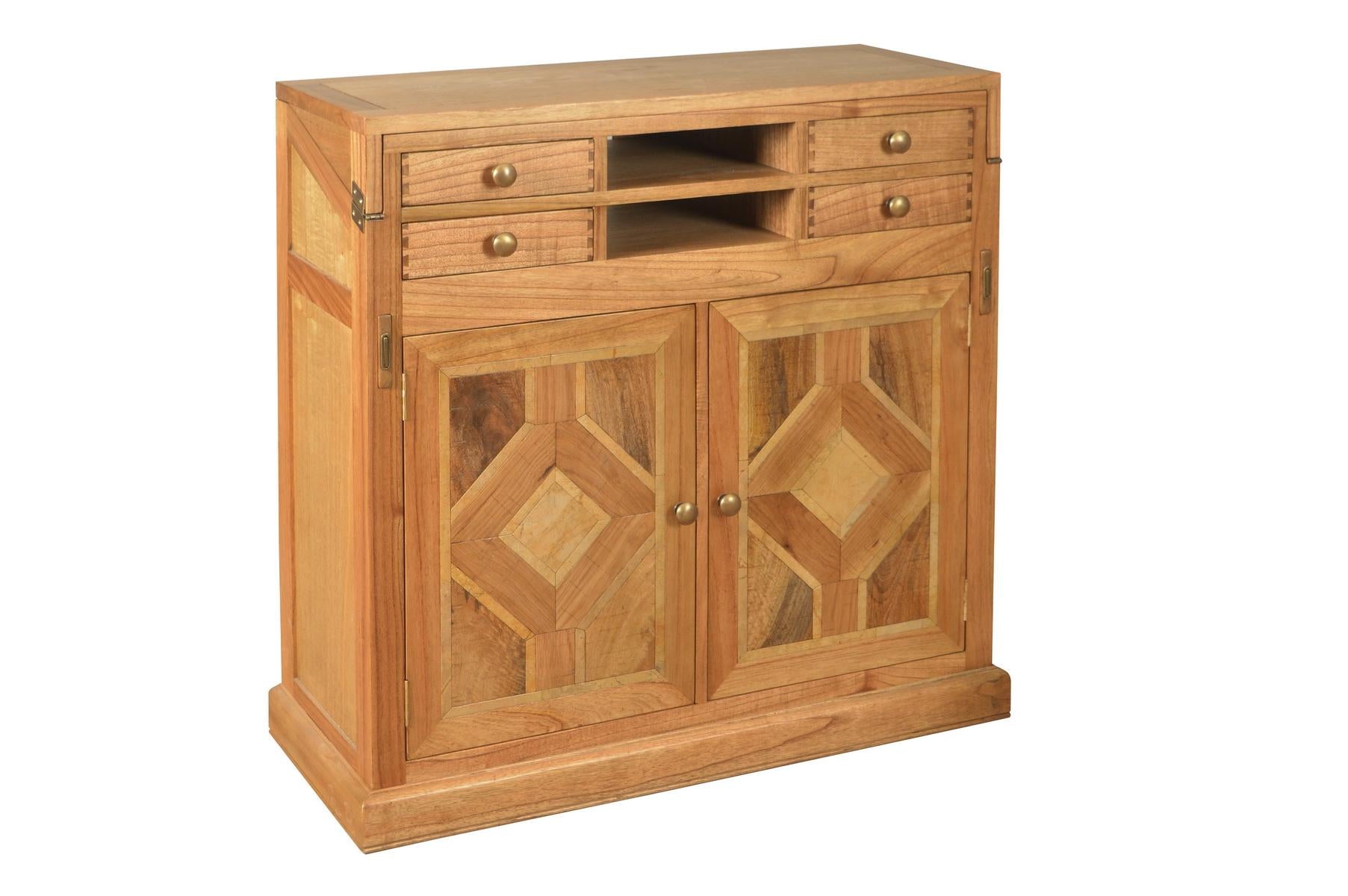 La Rochelle Campaign Desk With Marble Inlay