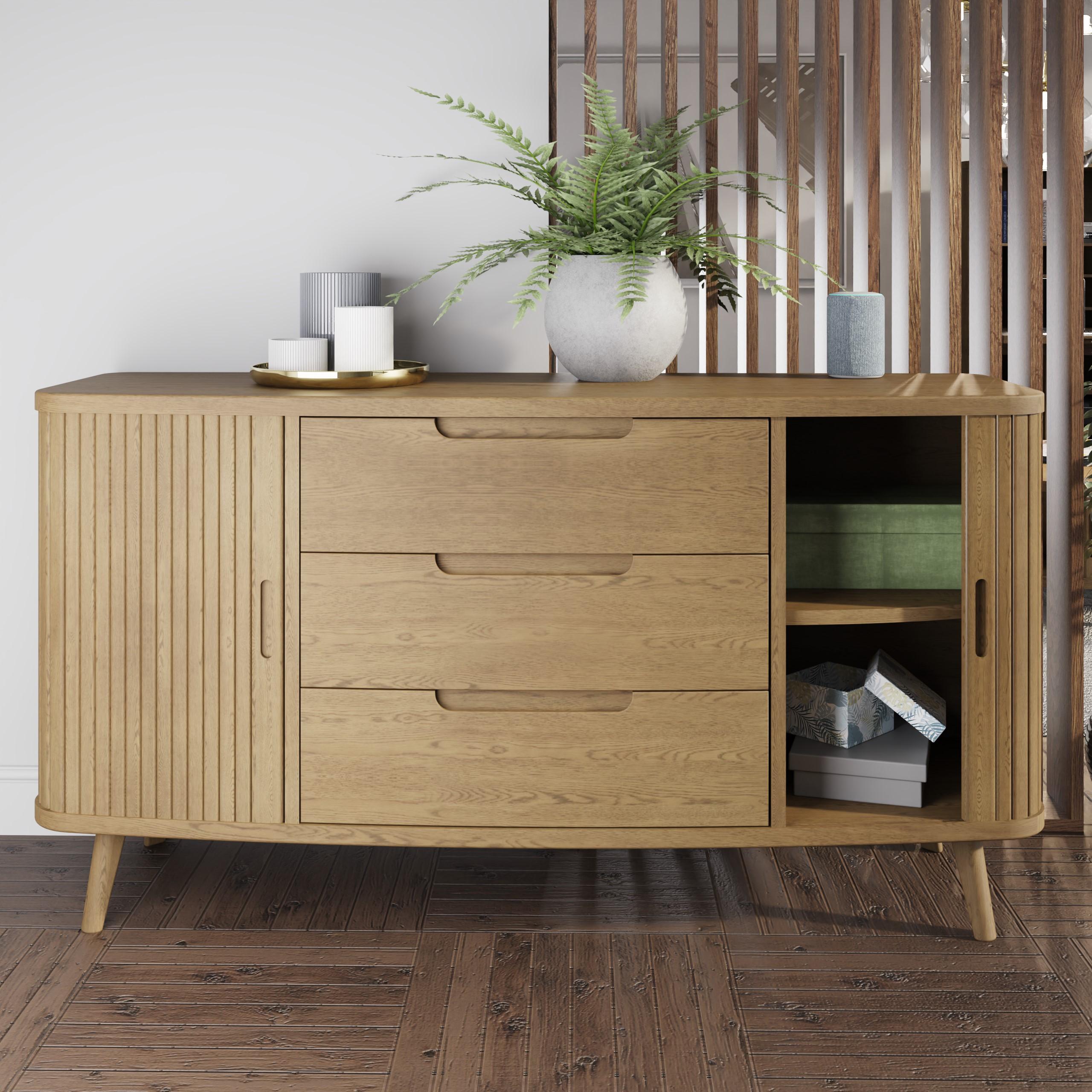 Troyes Grey Sideboard