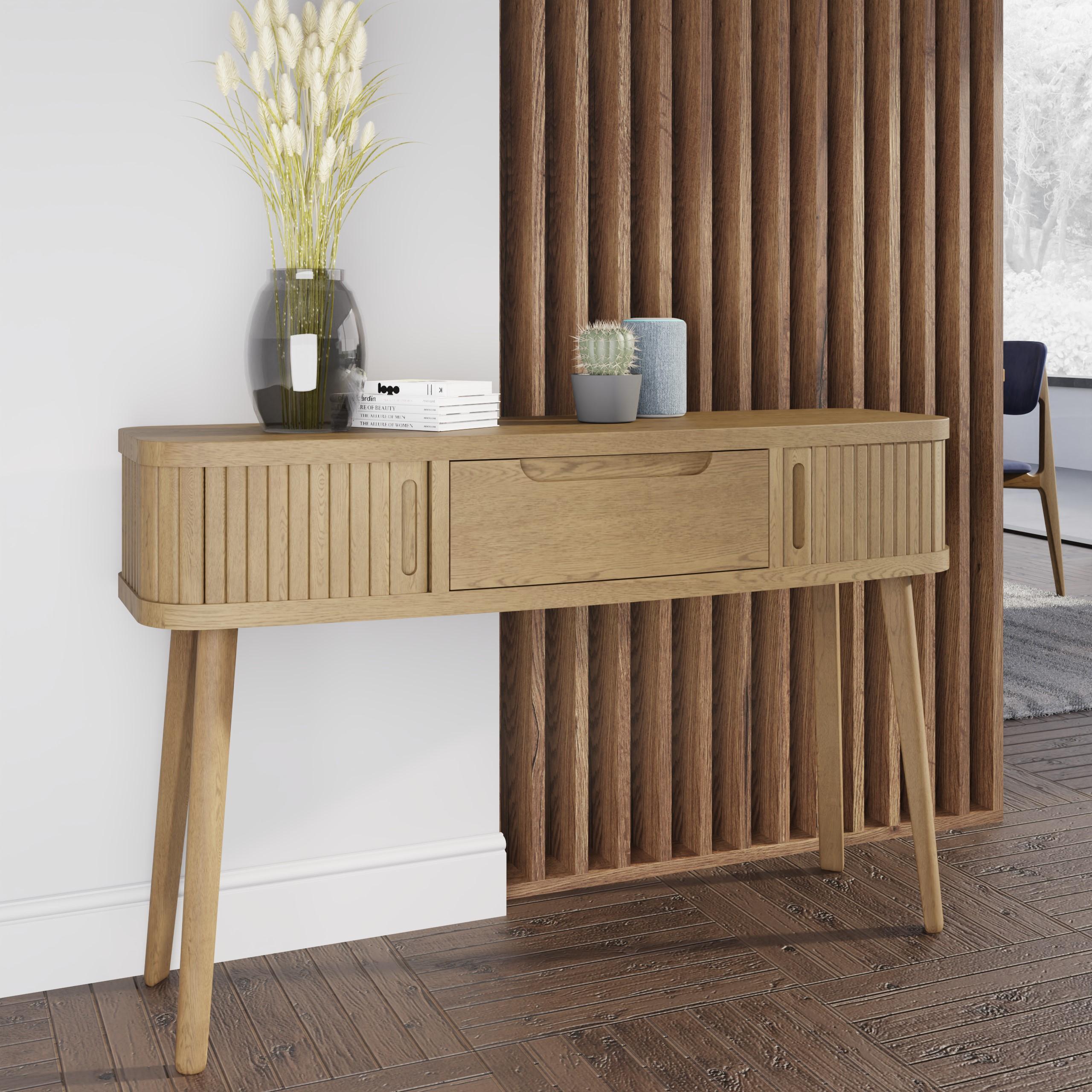Troyes Grey Console Table