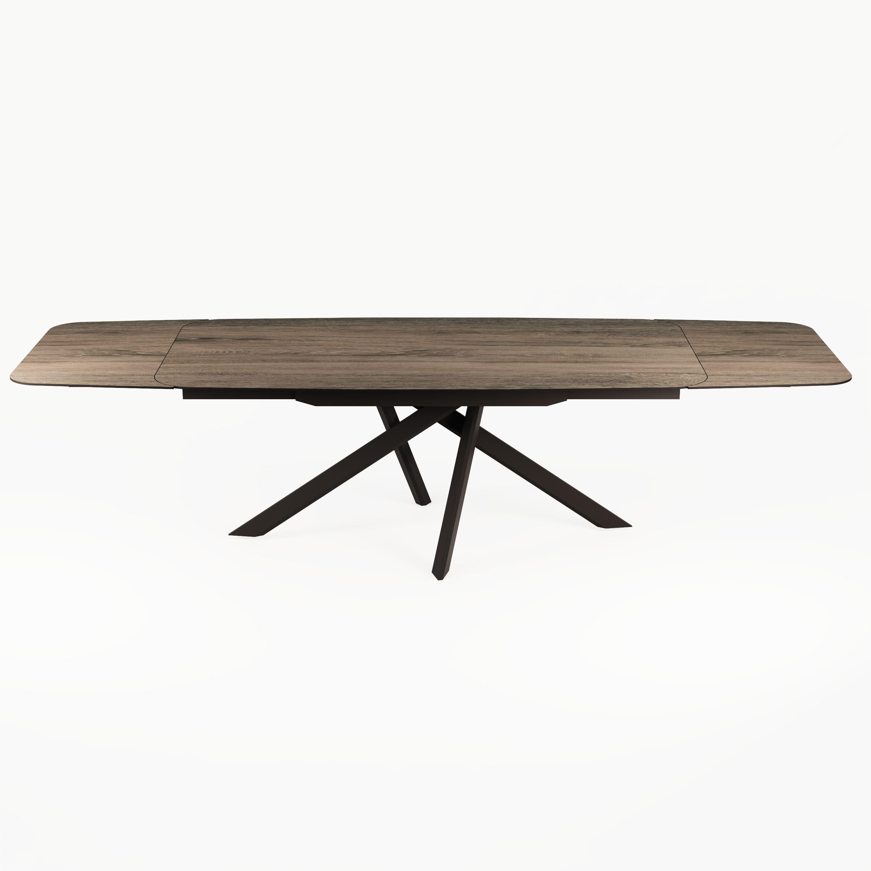 Toulon Large Ext. Oval Table 190 X 100 - Taupe
