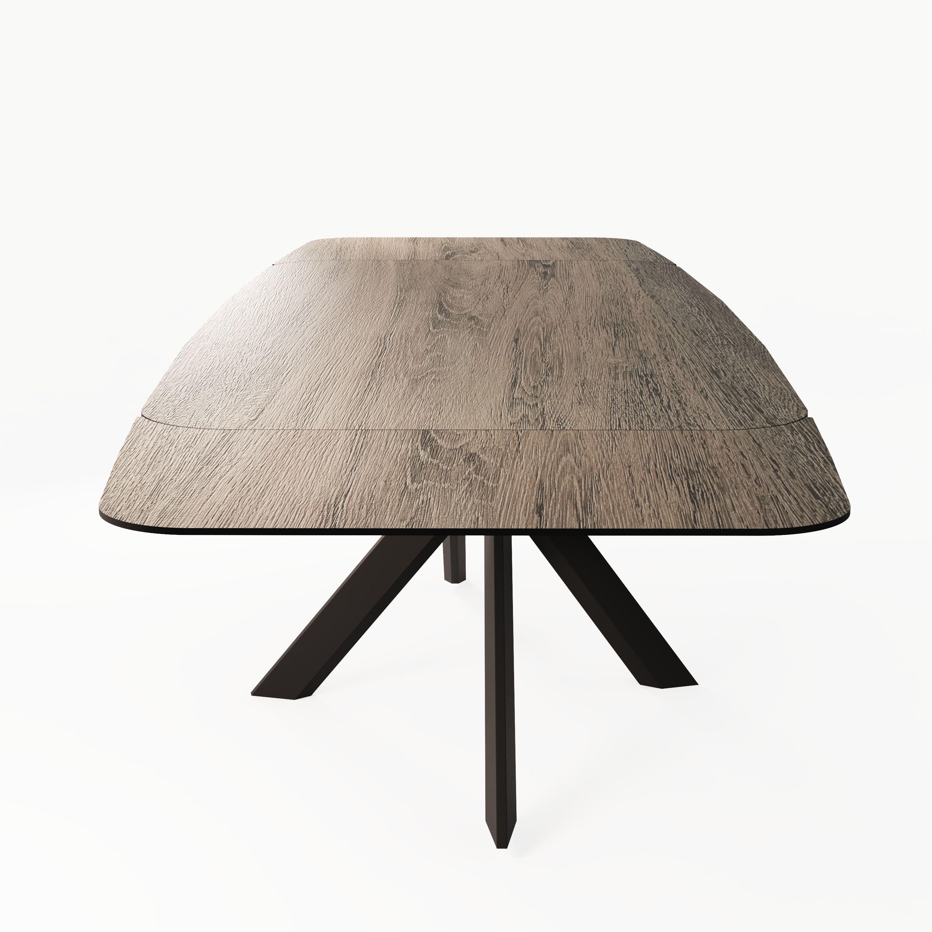 Toulon Large Ext. Oval Table 190 X 100 - Taupe