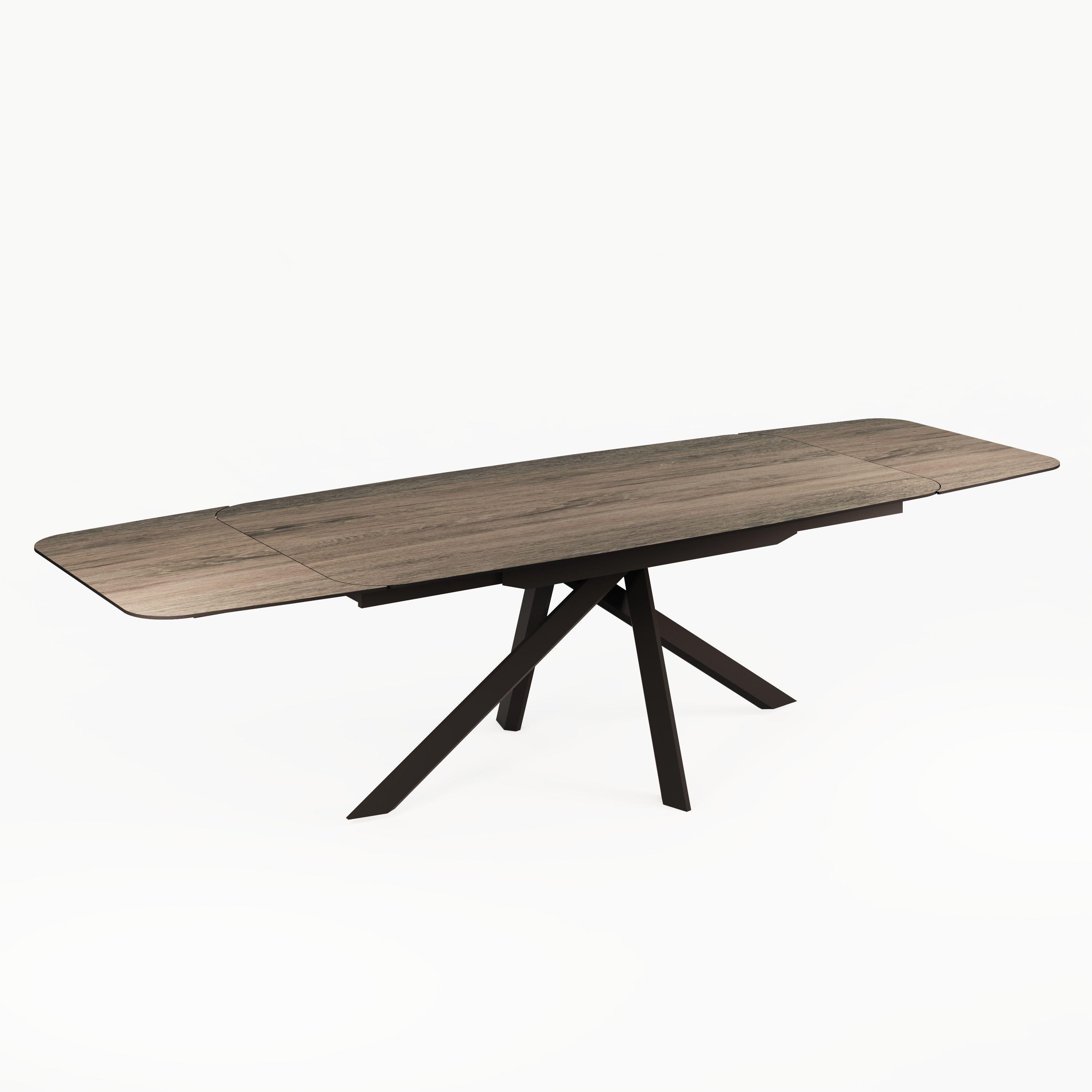 Toulon Large Ext. Oval Table 190 X 100 - Taupe