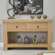 Bourges Console Table - 2 Drawer - Oak