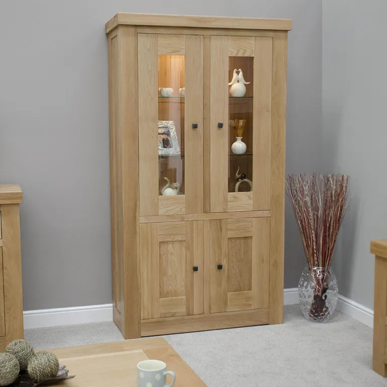 Bourges Display Unit - 4 Door - Oak