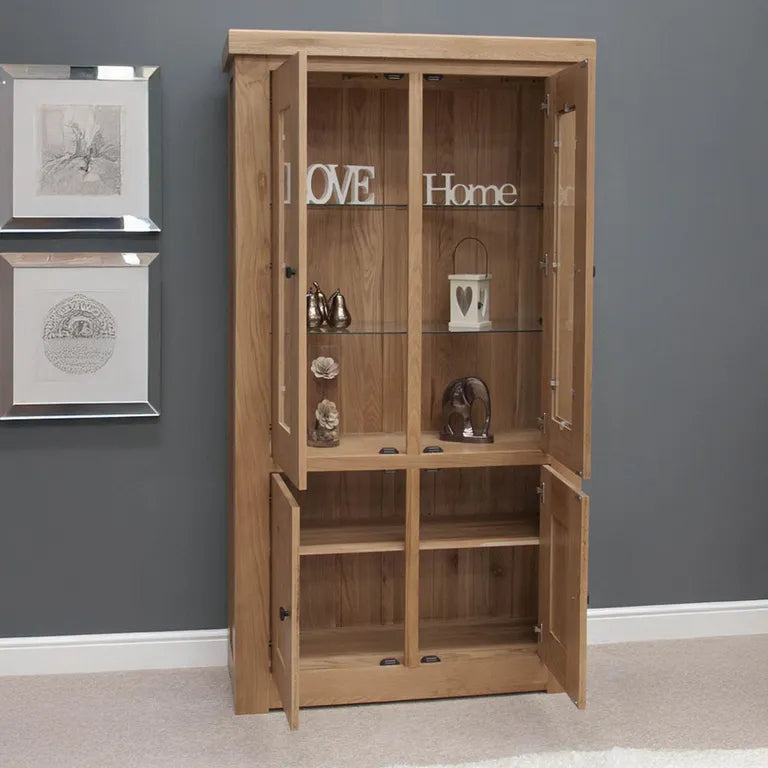 Bourges Display Unit - 4 Door - Oak