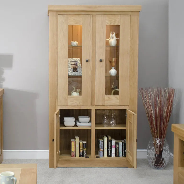 Bourges Display Unit - 4 Door - Oak