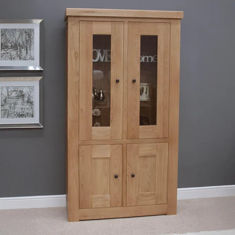 Bourges Display Unit - 4 Door - Oak