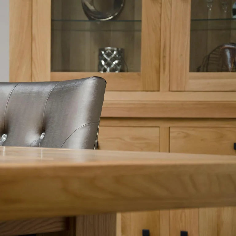 Bourges Extending Dining Table - 6-10 Seater - 180cm-260cm - Oak