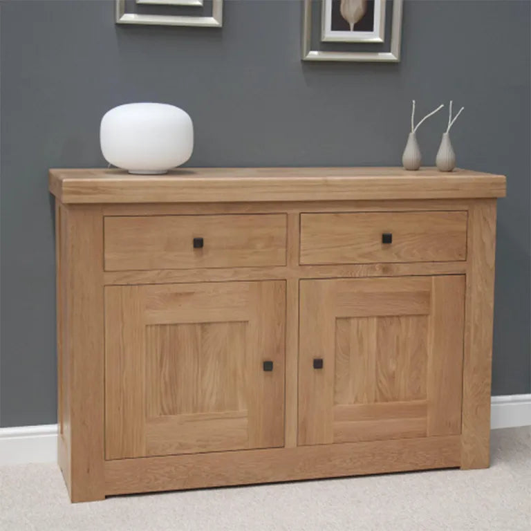 Bourges Sideboard - 2 Door - Medium - 140cm - Oak