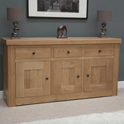 Bourges Sideboard - 3 Door - Extra Large - 182cm - Oak