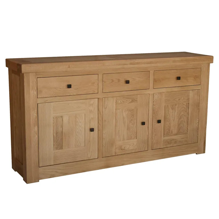 Bourges Sideboard - 3 Door - Extra Large - 182cm - Oak