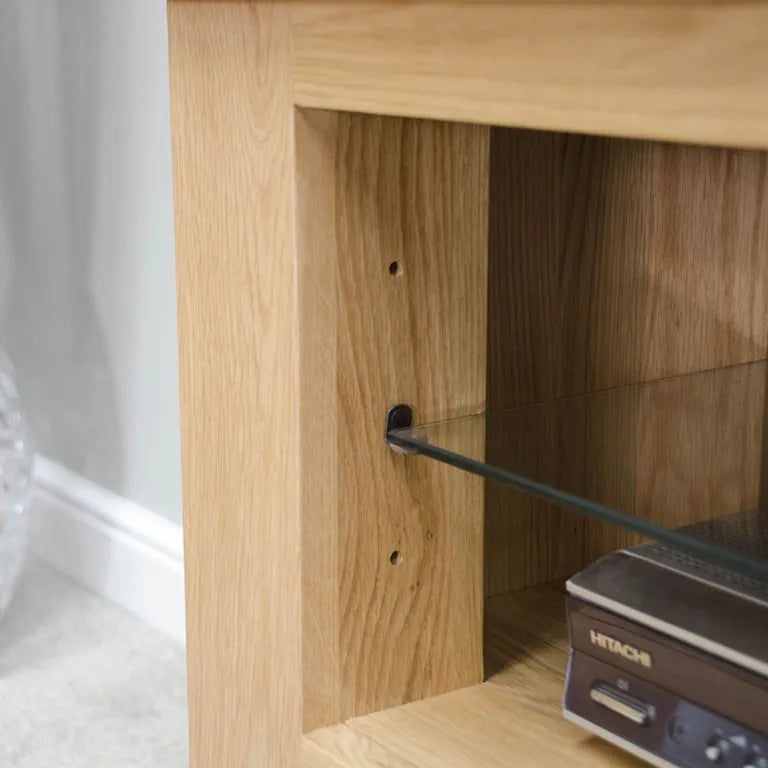 Bourges TV Unit - 2 Drawer - Oak