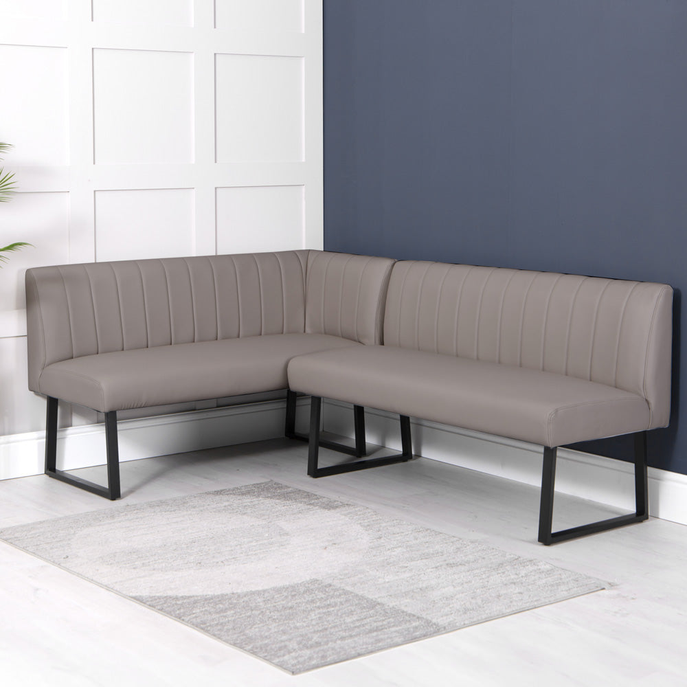 The Chair Collection Corner Bench - Part 2 (lefthand) - Taupe
