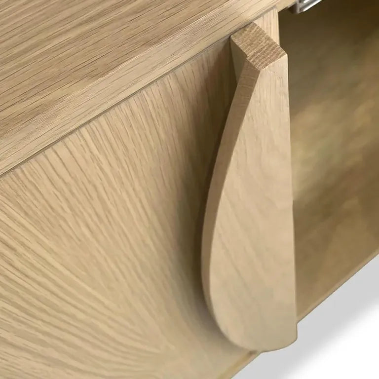 Lyon Bookcase - with Cupboard - Oak