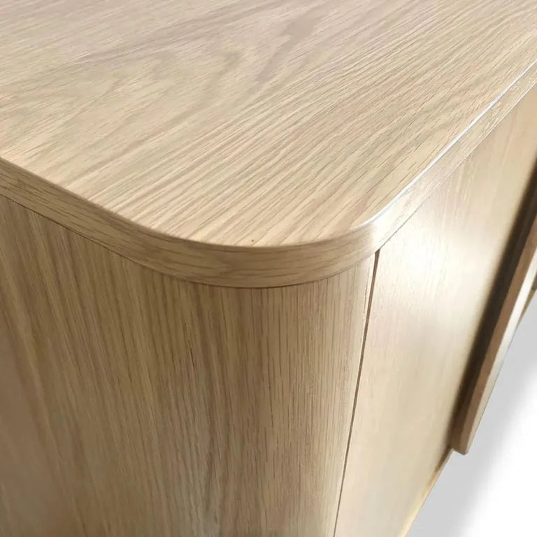 Lyon Large TV Unit - 4 Door - Oak