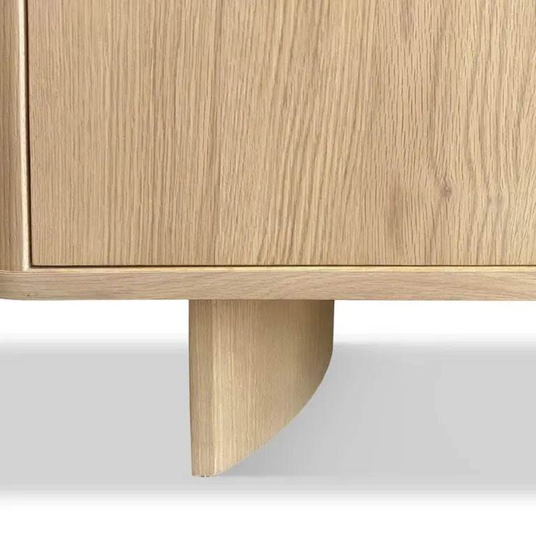 Lyon Large TV Unit - 4 Door - Oak