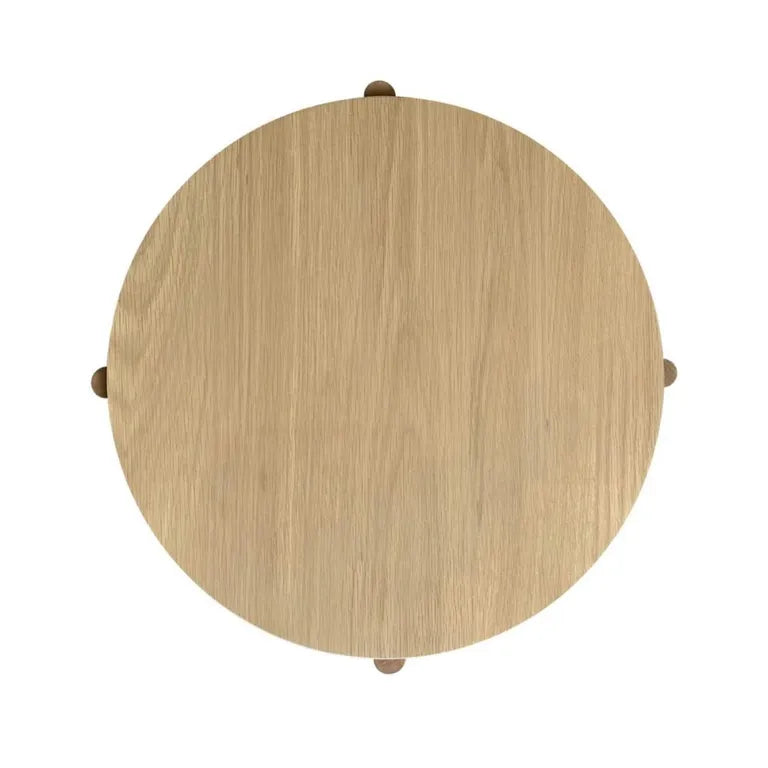 Lyon Round Coffee Table - Oak