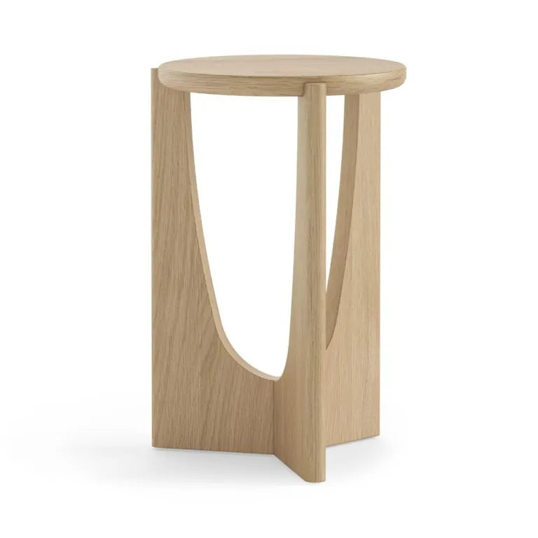 Lyon Round Side Table - Oak