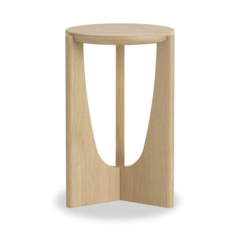 Lyon Round Side Table - Oak
