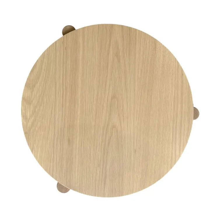 Lyon Round Side Table - Oak