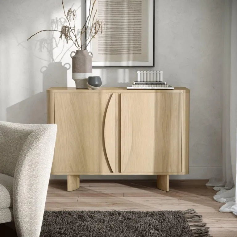 Lyon Sideboard - 2 Door Small - 105cm - Oak