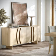 Lyon Sideboard - 4 Door Large - 165cm - Oak