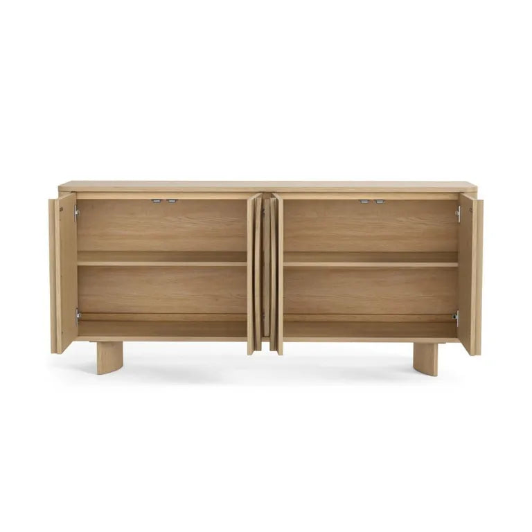 Lyon Sideboard - 4 Door Large - 165cm - Oak