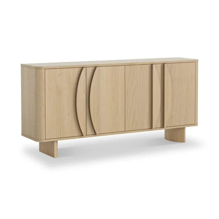 Lyon Sideboard - 4 Door Large - 165cm - Oak