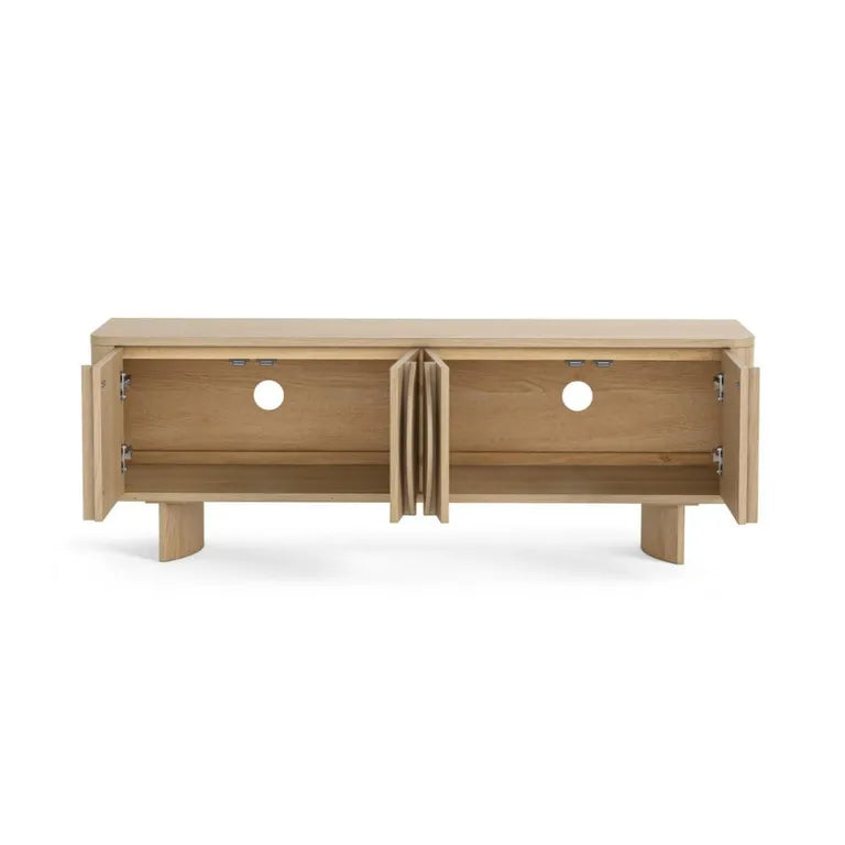 Lyon TV Unit - 4 Door - Oak