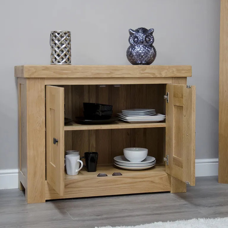 Bourges Occasional Cupboard - 2 Door - Oak