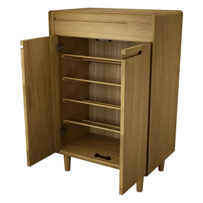 Danish-Oak-2-Door-Shoe-Cabinet