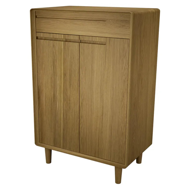 Danish-Oak-2-Door-Shoe-Cabinet