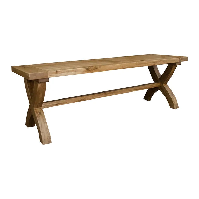Dinan Dining Bench - Cross Leg - Oak