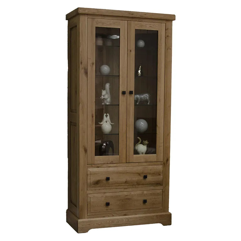 Dinan Display Cabinet - 2 Door - Oak
