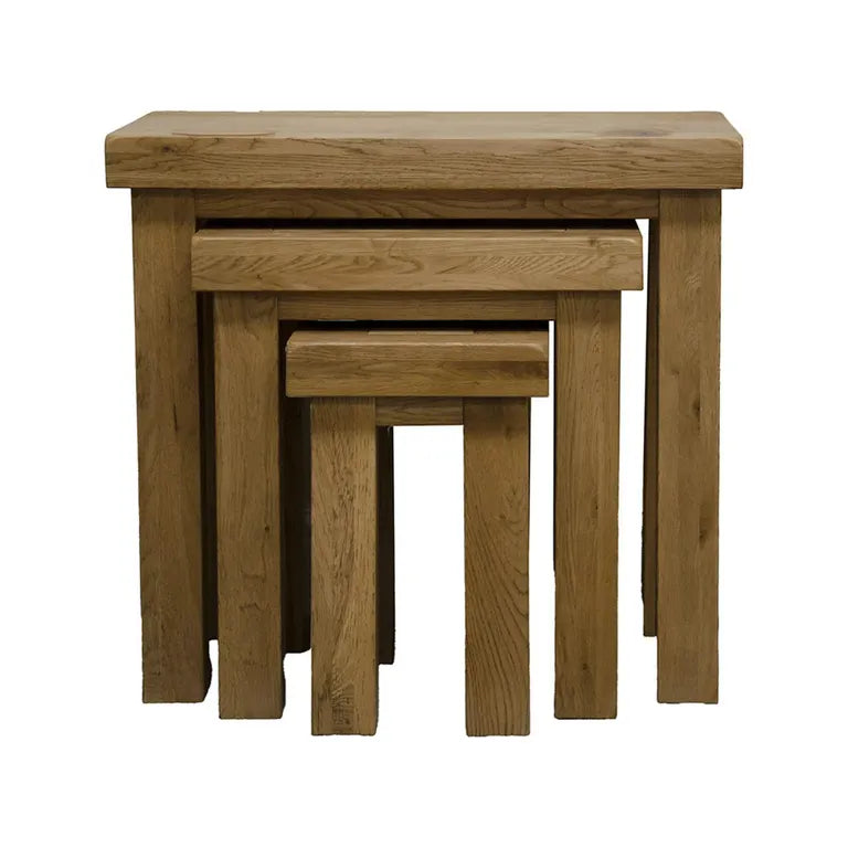 Dinan Nest of Tables - Set of 3 - Oak
