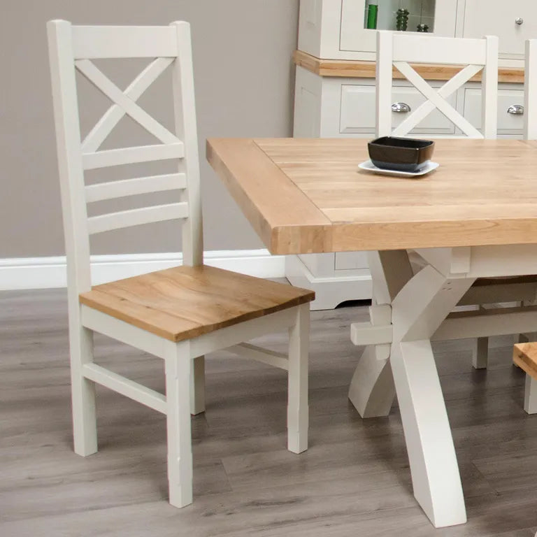 Provins Dining Chair - Set of 2 - Cross Back