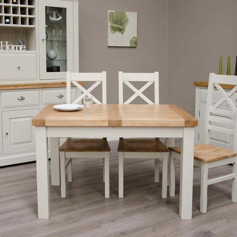 Provins Extending Dining Table - 4-6 Seater - 122cm-162cm