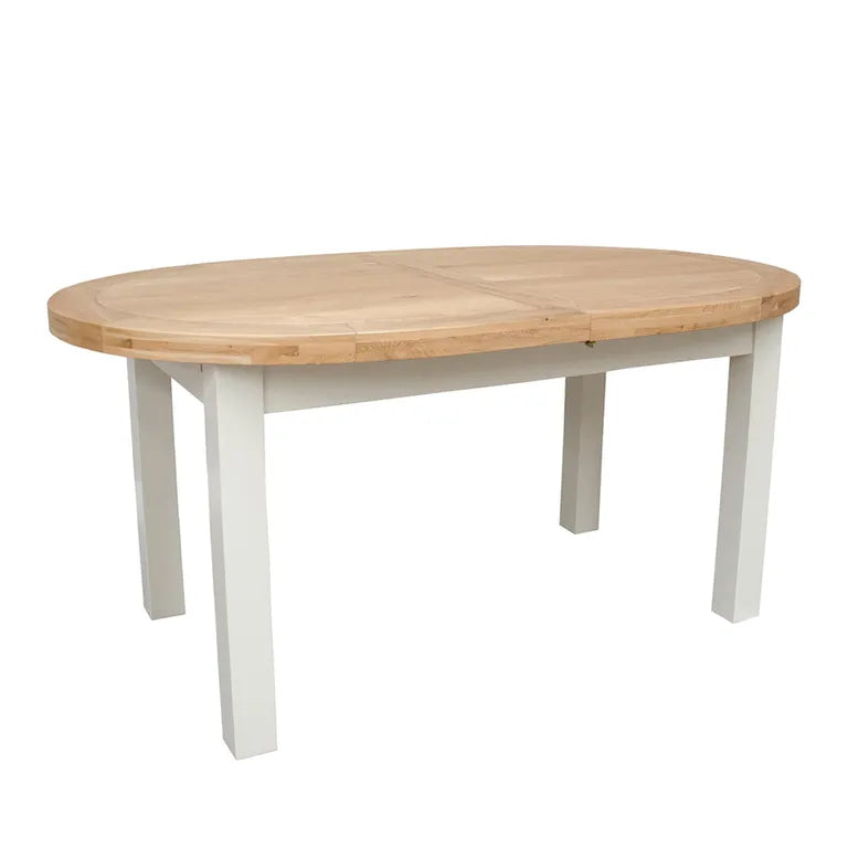 Provins Oval Extending Dining Table - 6-10 Seater - 167cm-247cm