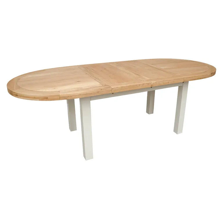 Provins Oval Extending Dining Table - 6-10 Seater - 167cm-247cm