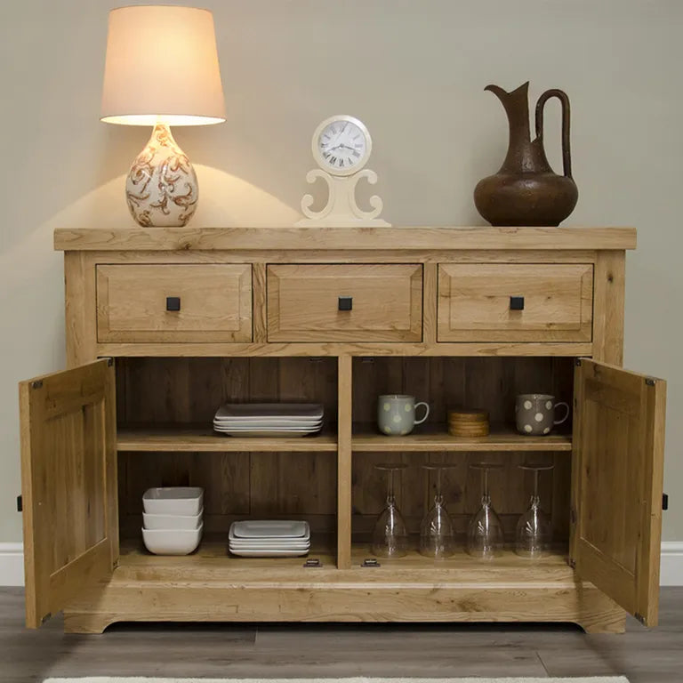 Dinan Sideboard - 2 Door - Medium - 130cm - Oak