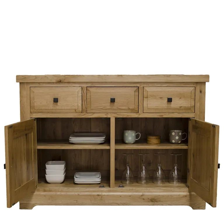 Dinan Sideboard - 2 Door - Medium - 130cm - Oak