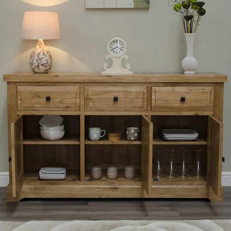 Dinan Sideboard - 3 Door - Large - 159cm - Oak