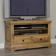 Dinan TV Unit - 2 Drawer - Oak
