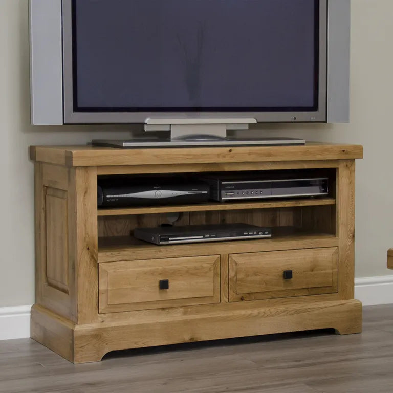 Dinan TV Unit - 2 Drawer - Oak