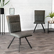 The Chair Collection Dining Chair Grey PU