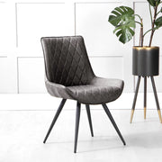 The Chair Collection Dining Chair Grey PU