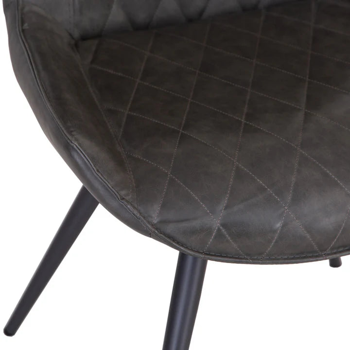 The Chair Collection Dining Chair Grey PU