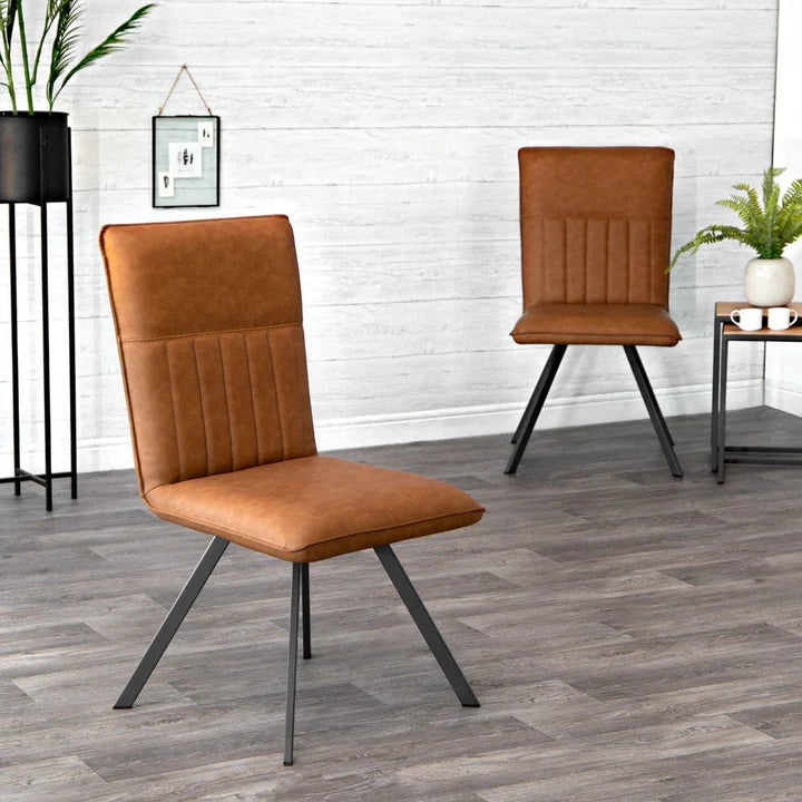 The Chair Collection Dining Chair Tan PU